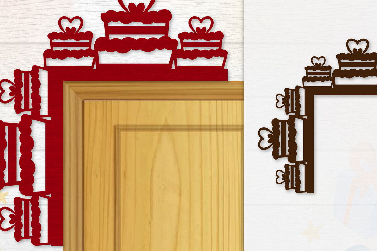 Intra απο ξύλο plywood 3mm-4mm πάχος - Γωνιακή πόρτα για Valentine Lasercut Δίασταση 20x20 cm INTRAFABR-114810173