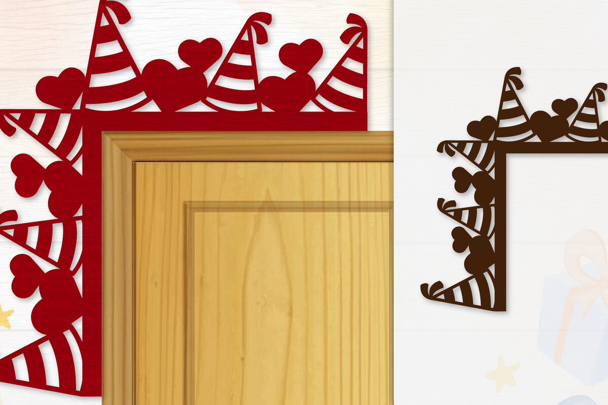 Intra απο ξύλο plywood 3mm-4mm πάχος - Γωνιακή πόρτα για Valentine Lasercut Δίασταση 20x20 cm INTRAFABR-114810226