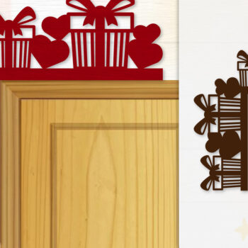 Intra απο ξύλο plywood 3mm-4mm πάχος - Γωνιακή πόρτα για Valentine Lasercut Δίασταση 20x20 cm INTRAFABR-114810328 - Image 1