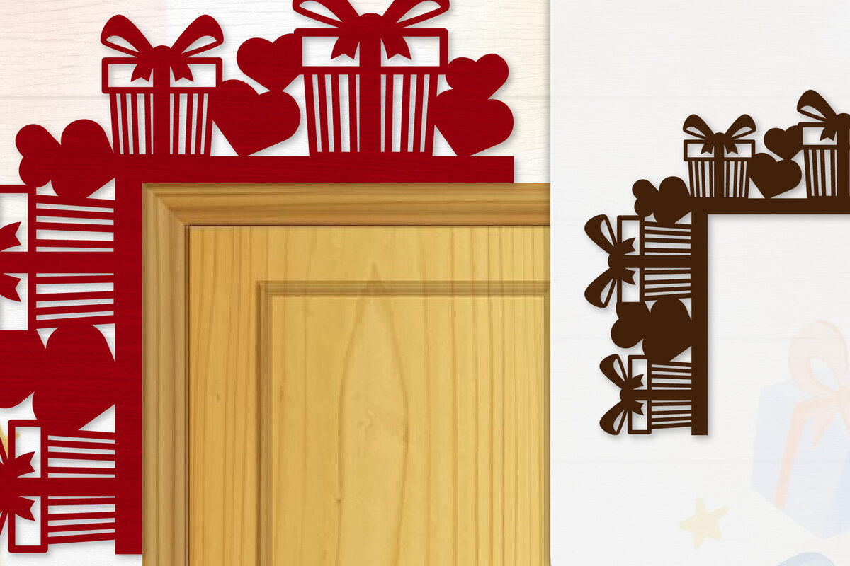 Intra απο ξύλο plywood 3mm-4mm πάχος - Γωνιακή πόρτα για Valentine Lasercut Δίασταση 20x20 cm INTRAFABR-114810328