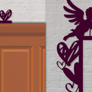 Intra απο ξύλο plywood 3mm-4mm πάχος - Γωνιακή πόρτα του Αγίου Βαλεντίνου Δίασταση 30x20 cm INTRAFABR-89056473