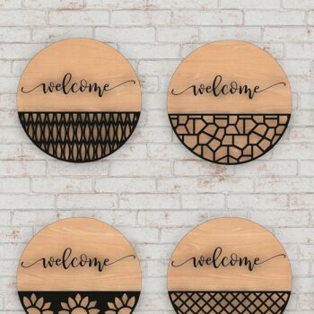 Intra απο ξύλο plywood 3mm-4mm πάχος - Δέσμη κρεμάστρας πόρτας , Πόρτες με σχέδια Δίασταση 30x20 cm INTRAFABR-39970096 - Image 3