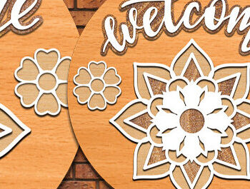 Intra απο ξύλο plywood 3mm-4mm πάχος - Κρεμάστρα πόρτας Laser Cut Bundle Δίασταση 40x50 cm INTRAFABR-70105653 - Image 3