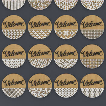 Intra απο ξύλο plywood 3mm-4mm πάχος - Πακέτο κρεμάστρας πόρτας  / Κρεμάστρες πόρτας 266 Δίασταση 30x20 cm INTRAFABR-53992364 - Image 1