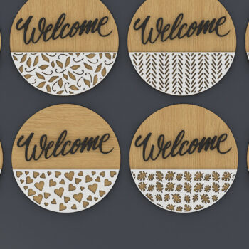 Intra απο ξύλο plywood 3mm-4mm πάχος - Πακέτο κρεμάστρας πόρτας  / Κρεμάστρες πόρτας 266 Δίασταση 30x20 cm INTRAFABR-53992364 - Image 3