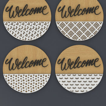 Intra απο ξύλο plywood 3mm-4mm πάχος - Πακέτο κρεμάστρας πόρτας  / Κρεμάστρες πόρτας 266 Δίασταση 30x20 cm INTRAFABR-53992364 - Image 6