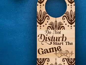 Intra απο ξύλο plywood 3mm-4mm πάχος - Κρεμάστρα πόμολο πόρτας Δέσμη Cut Laser Δίασταση 20x20 cm INTRAFABR-84877689 - Image 4