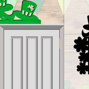 Intra απο ξύλο plywood 3mm-4mm πάχος - Dorr Corner St Patrick's Day Lasercut Δίασταση 20x20 cm INTRAFABR-117784940 - Image 1