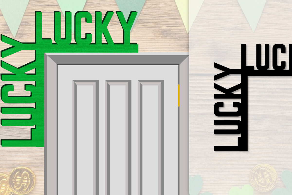 Intra απο ξύλο plywood 3mm-4mm πάχος - Dorr Corner St Patrick's Day Lasercut Δίασταση 20x20 cm INTRAFABR-117784958