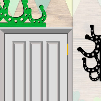 Intra απο ξύλο plywood 3mm-4mm πάχος - Dorr Corner St Patrick's Day Lasercut Δίασταση 20x20 cm INTRAFABR-117784898 - Image 1