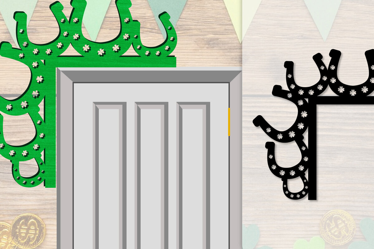 Intra απο ξύλο plywood 3mm-4mm πάχος - Dorr Corner St Patrick's Day Lasercut Δίασταση 20x20 cm INTRAFABR-117784898