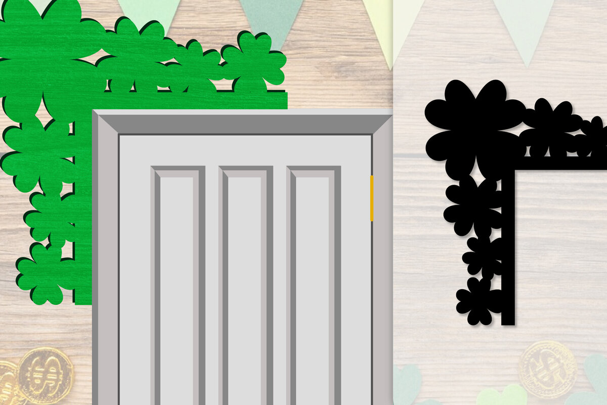 Intra απο ξύλο plywood 3mm-4mm πάχος - Dorr Corner St Patrick's Day Lasercut Δίασταση 20x20 cm INTRAFABR-117784912