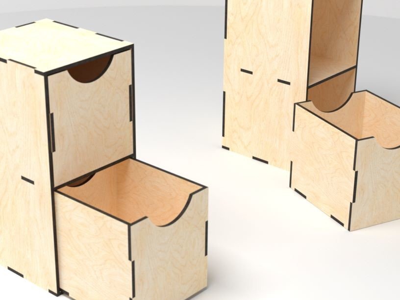 Intra απο ξύλο plywood 3mm-4mm πάχος - Διπλό Κουτί Δίασταση 20x20 cm INTRAFABR-33814372