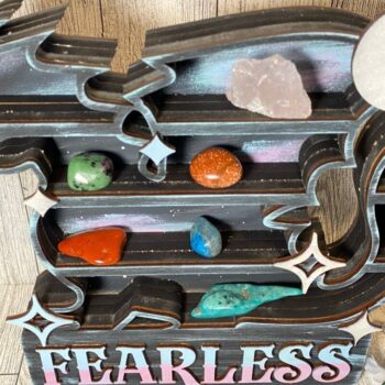 Intra απο ξύλο plywood 3mm-4mm πάχος - Dragon Crystal Shelf Laser  Δίασταση 30x20 cm INTRAFABR-35857732 - Image 3