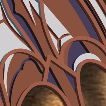 Intra απο ξύλο plywood 3mm-4mm πάχος - Dragon Multilayer /3D Dragon Mandala Δίασταση 30x30 cm INTRAFABR-82353270 - Image 3