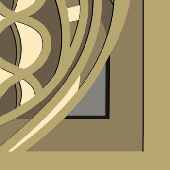 Intra απο ξύλο plywood 3mm-4mm πάχος - Dragon Multilayer /3D Dragon Mandala Δίασταση 30x30 cm INTRAFABR-66501294 - Image 7