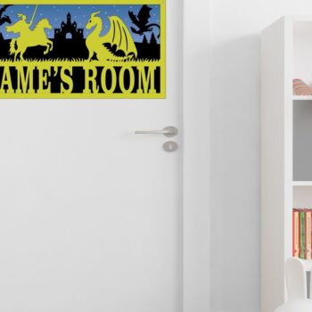 Intra απο ξύλο plywood 3mm-4mm πάχος - Σημάδι ονόματος σκηνής δράκου  λέιζερ 3 επιπέδων Δίασταση 30x20 cm INTRAFABR-75435954 - Image 4