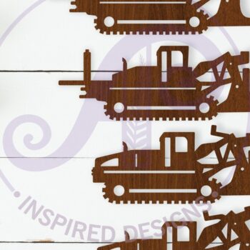 Intra απο ξύλο plywood 3mm-4mm πάχος - Λέιζερ σιλουέτας οχήματος άροτρο αποστράγγισης Δίασταση 30x20 cm INTRAFABR-110148933 - Image 1