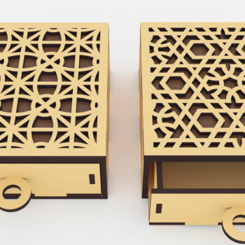 Intra απο ξύλο plywood 3mm-4mm πάχος - Αρχεία  Cut Laser Box Drawer Box Δίασταση 100x100 cm INTRAFABR-72392558 - Image 4