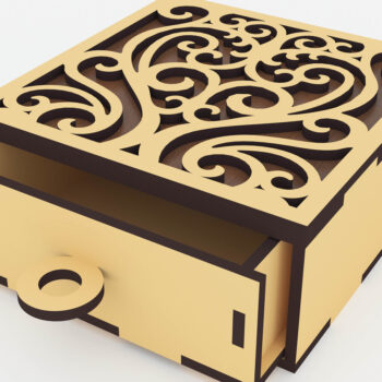 Intra απο ξύλο plywood 3mm-4mm πάχος - Αρχεία  Cut Laser Box Drawer Box Δίασταση 100x100 cm INTRAFABR-72392558 - Image 5