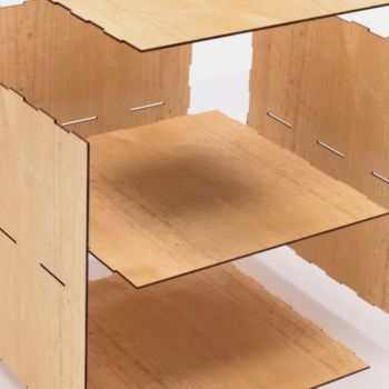 Intra απο ξύλο plywood 3mm-4mm πάχος -  με λέιζερ Organizer Drawer Δίασταση 30x20 cm INTRAFABR-102183966 - Image 1