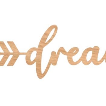 Intra απο ξύλο plywood 3mm-4mm πάχος -  λέιζερ Dream Arrow Δίασταση 20x20 cm INTRAFABR-9744406 - Image 1