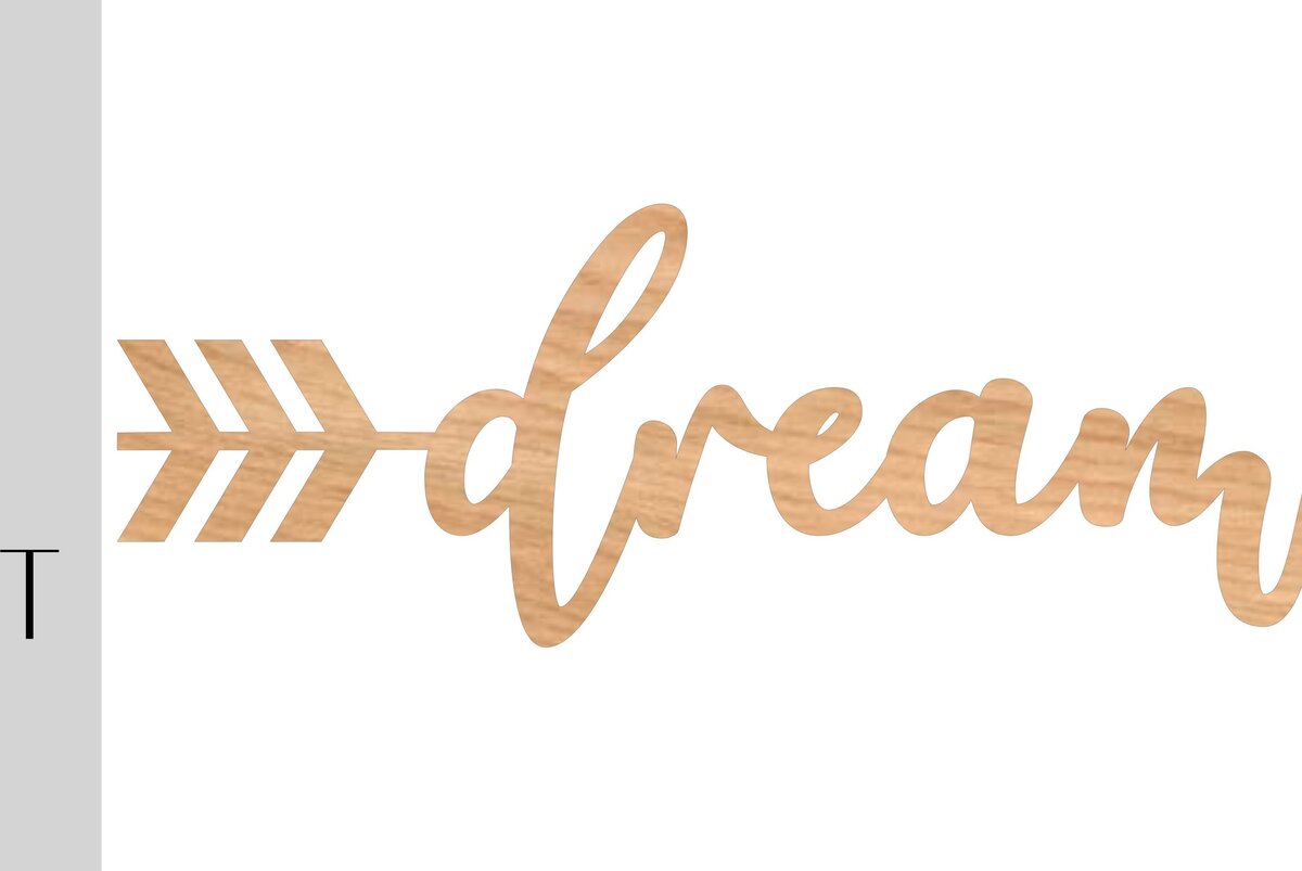 Intra απο ξύλο plywood 3mm-4mm πάχος -  λέιζερ Dream Arrow Δίασταση 20x20 cm INTRAFABR-9744406