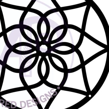 Intra απο ξύλο plywood 3mm-4mm πάχος - Dreamcatcher Laser Cut Design 11 Δίασταση 30x20 cm INTRAFABR-68422504 - Image 3