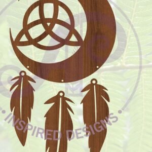 Intra απο ξύλο plywood 3mm-4mm πάχος - Dreamcatcher Laser Cut Design 15  Δίασταση 30x20 cm INTRAFABR-68423333