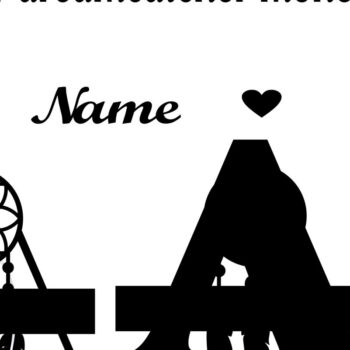 Intra απο ξύλο plywood 3mm-4mm πάχος - Ονειροπαγίδα Monogram Letter a  Cut Δίασταση 20x20 cm INTRAFABR-71527664 - Image 2