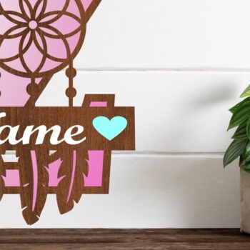 Intra απο ξύλο plywood 3mm-4mm πάχος - Ονειροπαγίδα Monogram Letter Z  Cut Δίασταση 20x20 cm INTRAFABR-71528286 - Image 1