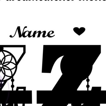 Intra απο ξύλο plywood 3mm-4mm πάχος - Ονειροπαγίδα Monogram Letter Z  Cut Δίασταση 20x20 cm INTRAFABR-71528286 - Image 2