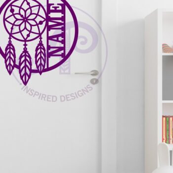 Intra απο ξύλο plywood 3mm-4mm πάχος - Ονειροπαγίδα Όνομα Τέχνης τοίχου Δίασταση 40x50 cm INTRAFABR-123595454 - Image 5