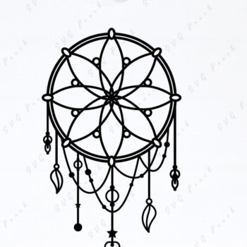 Intra απο ξύλο plywood 3mm-4mm πάχος - Dreamcatcher , Boho Δίασταση 30x20 cm INTRAFABR-117721086 - Image 2