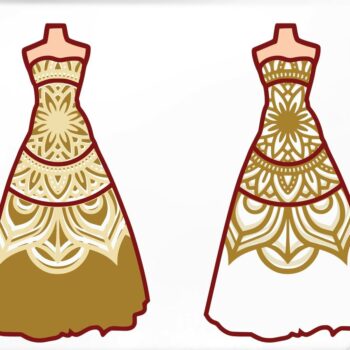 Intra απο ξύλο plywood 3mm-4mm πάχος - Φόρεμα, 5 στρώσεις, 3d Mandala Δίασταση 30x30 cm INTRAFABR-29905137 - Image 3