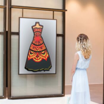 Intra απο ξύλο plywood 3mm-4mm πάχος - Φόρεμα, 5 στρώσεις, 3d Mandala Δίασταση 30x30 cm INTRAFABR-29905137 - Image 4