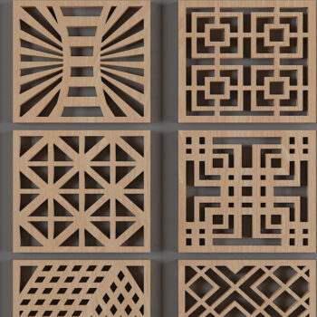 Intra απο ξύλο plywood 3mm-4mm πάχος - Σουβέρ για ποτό και θήκη για σουβέρ 279 Δίασταση 30x20 cm INTRAFABR-54607658 - Image 2