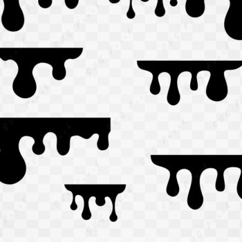 Intra απο ξύλο plywood 3mm-4mm πάχος - Dripping Borders Δίασταση 20x20 cm INTRAFABR-117721168 - Image 2