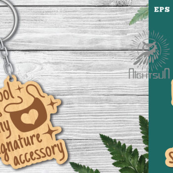 Intra απο ξύλο plywood 3mm-4mm πάχος - Το Drool is My Signature Accessory Laser Δίασταση 30x20 cm INTRAFABR-118402471 - Image 1