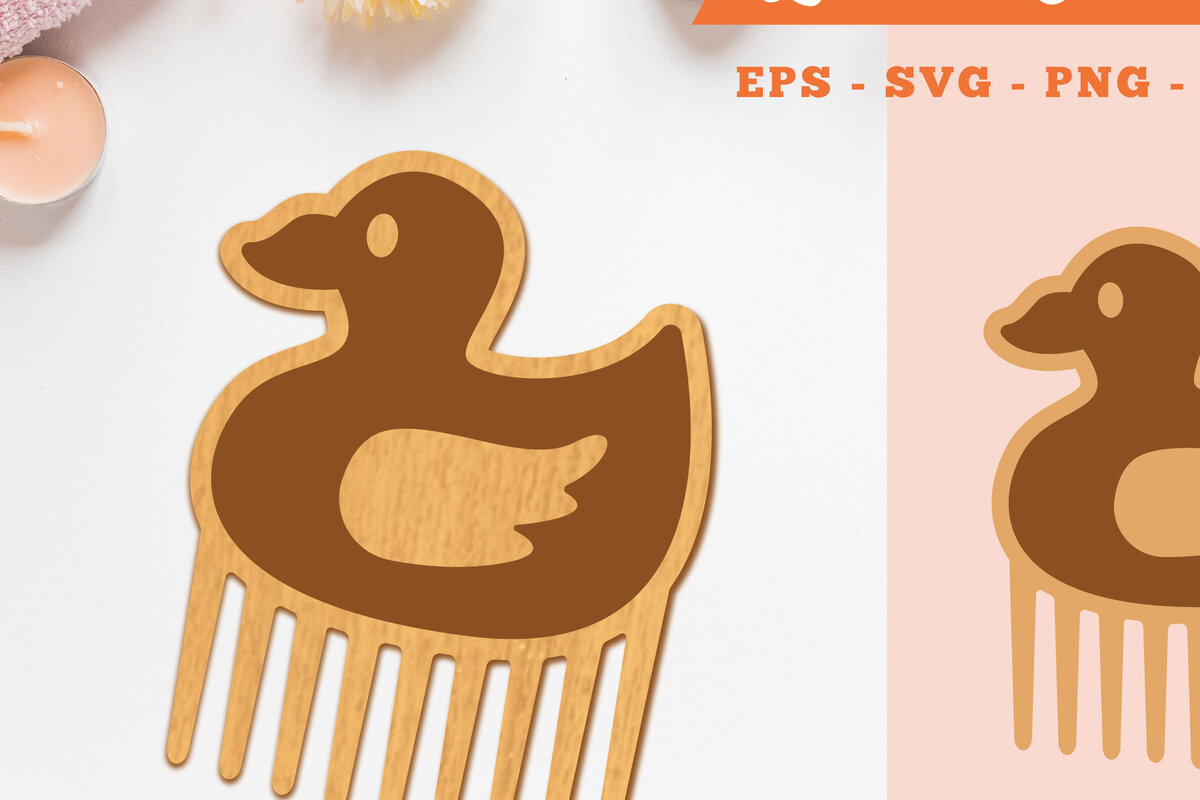 Intra απο ξύλο plywood 3mm-4mm πάχος - Χτένα κοπής με λέιζερ πάπιας  Δίασταση 20x20 cm INTRAFABR-105416252