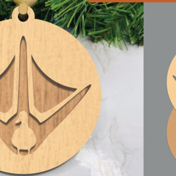 Intra απο ξύλο plywood 3mm-4mm πάχος - Στολίδι Duck Paw Laser Cut  Δίασταση 6x6 cm INTRAFABR-105775689 - Image 1