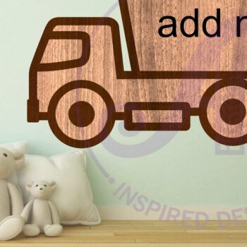 Intra απο ξύλο plywood 3mm-4mm πάχος - Περίγραμμα οχημάτων κατασκευής ανατρεπόμενων φορτηγών Δίασταση 30x20 cm INTRAFABR-111088930 - Image 3