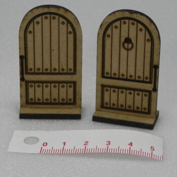 Intra απο ξύλο plywood 3mm-4mm πάχος - Dungeon Doors (Γοτθικού Στρογγυλού Στυλ) Δίασταση 300x200 cm INTRAFABR-25499884 - Image 3