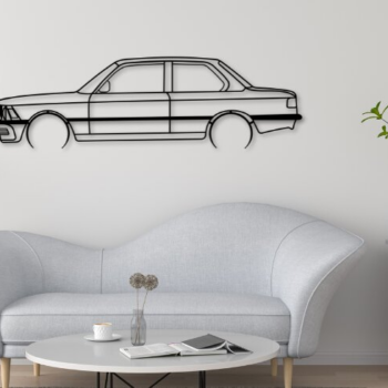 Intra απο ξύλο plywood 3mm-4mm πάχος - E21 Car Silhouette Car Cut Car Dxf Δίασταση 20x20 cm INTRAFABR-111974771 - Image 1