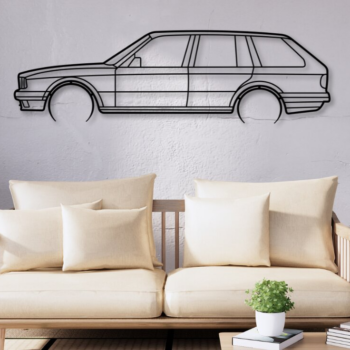 Intra απο ξύλο plywood 3mm-4mm πάχος - E30 Touring Laser Cut Car Silhouette Δίασταση 20x20 cm INTRAFABR-112045055 - Image 1