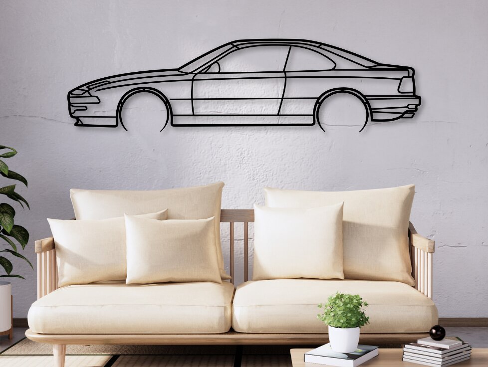 Intra απο ξύλο plywood 3mm-4mm πάχος - E31 Laser Cut Car Silhouette, Car Dxf Δίασταση 20x20 cm INTRAFABR-110508684