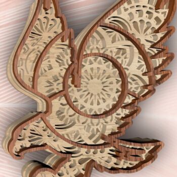 Intra απο ξύλο plywood 3mm-4mm πάχος - Eagle , 4 στρώματα Δίασταση 30x20 cm INTRAFABR-29217256 - Image 1