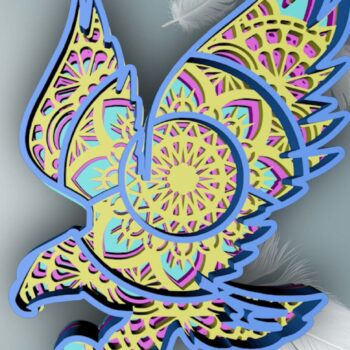 Intra απο ξύλο plywood 3mm-4mm πάχος - Eagle , 4 στρώματα Δίασταση 30x20 cm INTRAFABR-29217256 - Image 5