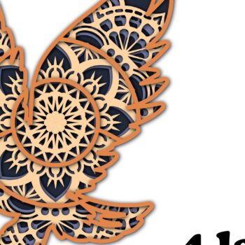 Intra απο ξύλο plywood 3mm-4mm πάχος - Eagle , 4 στρώματα Δίασταση 30x20 cm INTRAFABR-29217256 - Image 7