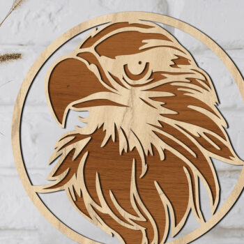 Intra απο ξύλο plywood 3mm-4mm πάχος - Αετός, Ημέρα της Ανεξαρτησίας, 4 Ιουλίου Δίασταση 12x11 cm INTRAFABR-72907523 - Image 2